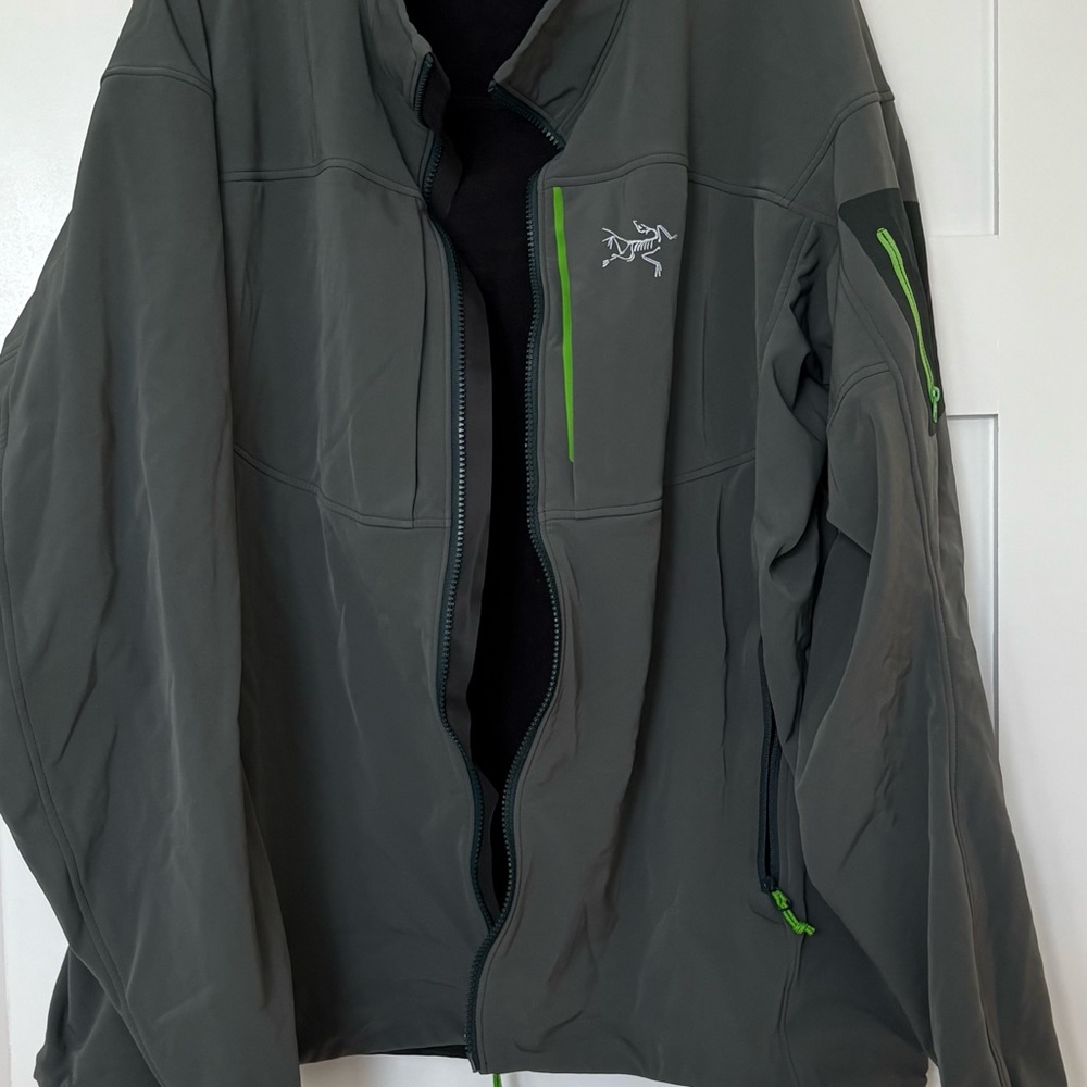 2XL ARC'TERYX Gamma MX Jacket Lightweight Mens Full Zip High Neck Moss Green XX - Picture 6 of 6